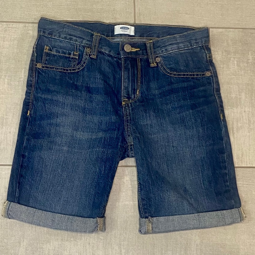 Girls Old Navy Bermuda Jean Shorts Size 10 Regular